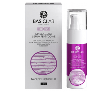 BasicLab Cosmetology Stimulating Micro-Needle serum s 25 % peptidi, 10 % rastnimi faktorji in eksosomi