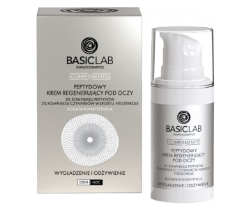 BasicLab Dermocosmetics Peptide Regenerating bogata krema za okoli oči