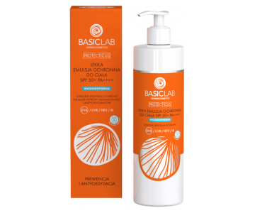 BasicLab Protecticus Light Protective Emulsion SPF 50 za telo